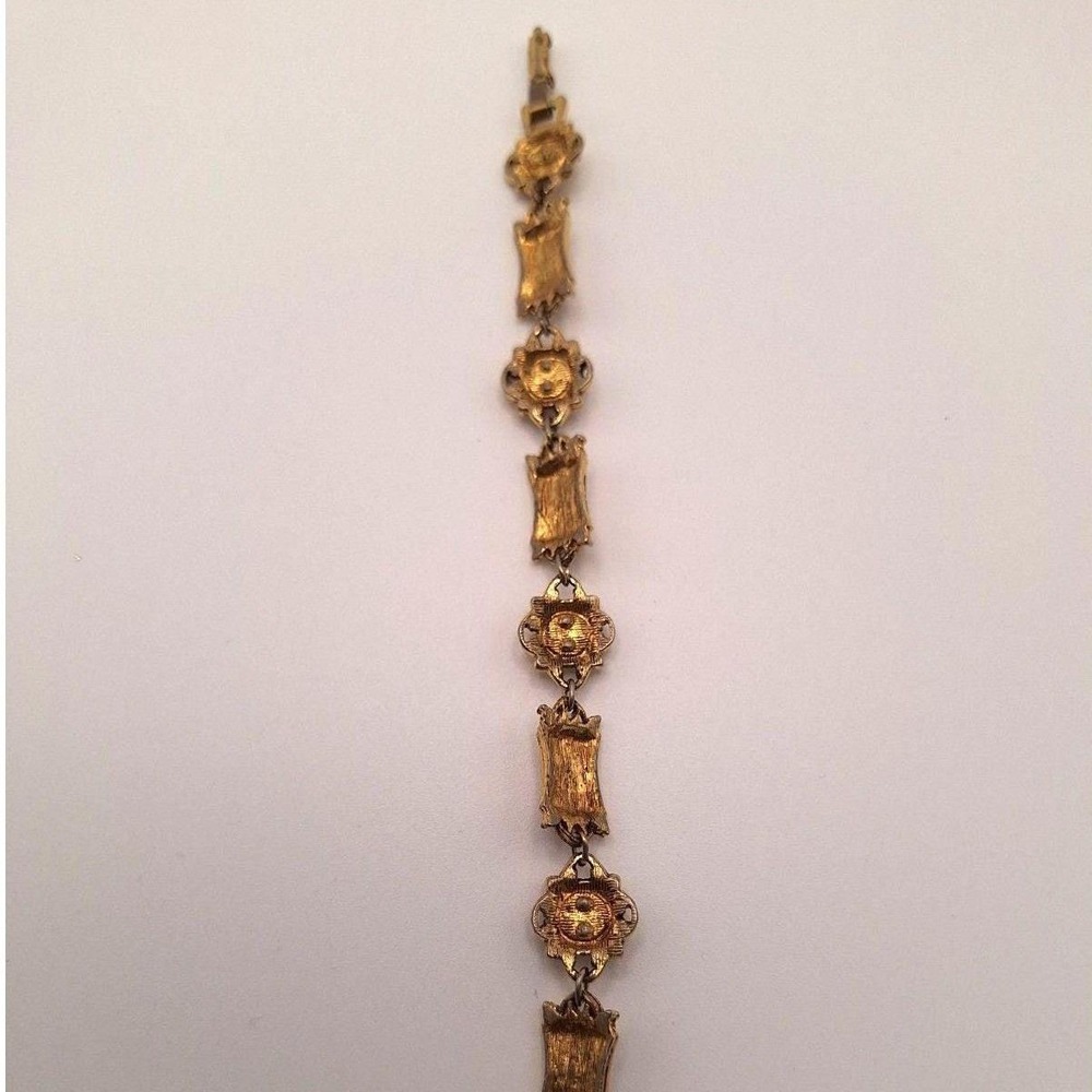 Vintage Arthur Pepper bracelet Victorian Revival Etruscan antique mid century - Picture 5 of 7
